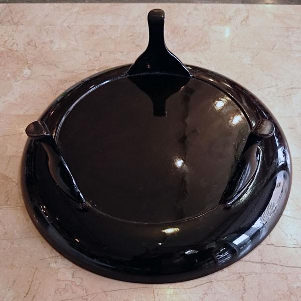 茶道具　盆　漆器　黒塗　盆　漆塗り共箱　N6KOB 茶道具 盆 漆器 黒塗 盆 漆塗り共箱 N6KOB 美術品・アンティーク