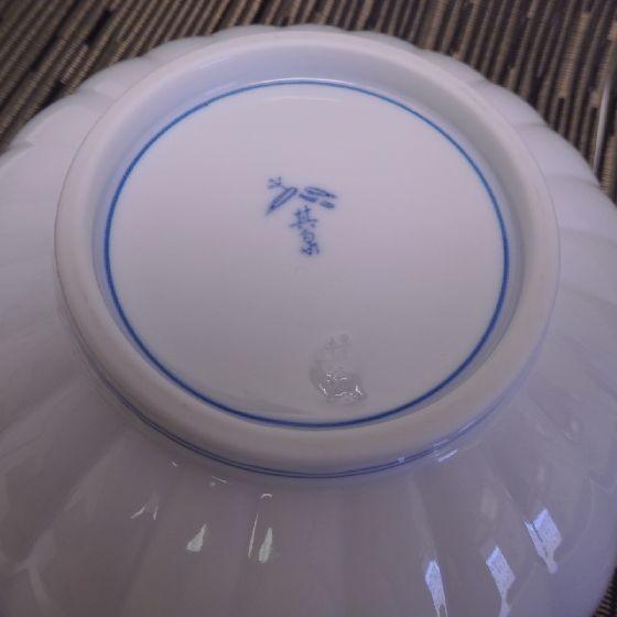 賞美堂 有田焼 白磁 菊割り 丼(大) 其泉 引き出物 得トクセール