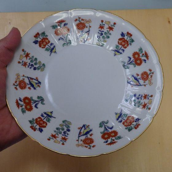 有田焼 賞美堂 マイセン写し 色絵 草花文 ケーキ皿五枚揃 得トクセール