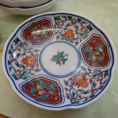 有田焼 賞美堂 小皿豆皿 草花果実文 小皿揃え5客組 得トクセール