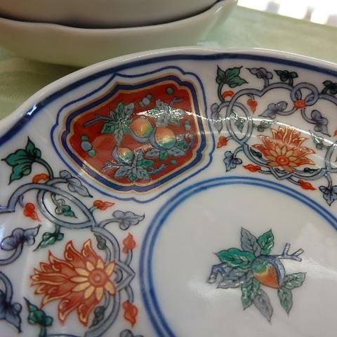 有田焼 賞美堂 小皿豆皿 草花果実文 小皿揃え5客組 得トクセール