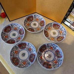 有田焼 賞美堂 小皿豆皿 草花果実文 小皿揃え5客組 得トクセール