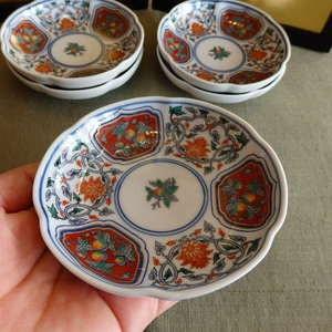 有田焼 賞美堂 小皿豆皿 草花果実文 小皿揃え5客組 得トクセール