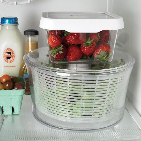 OXO（オクソー） クリア サラダスピナー 大 野菜水切り器
