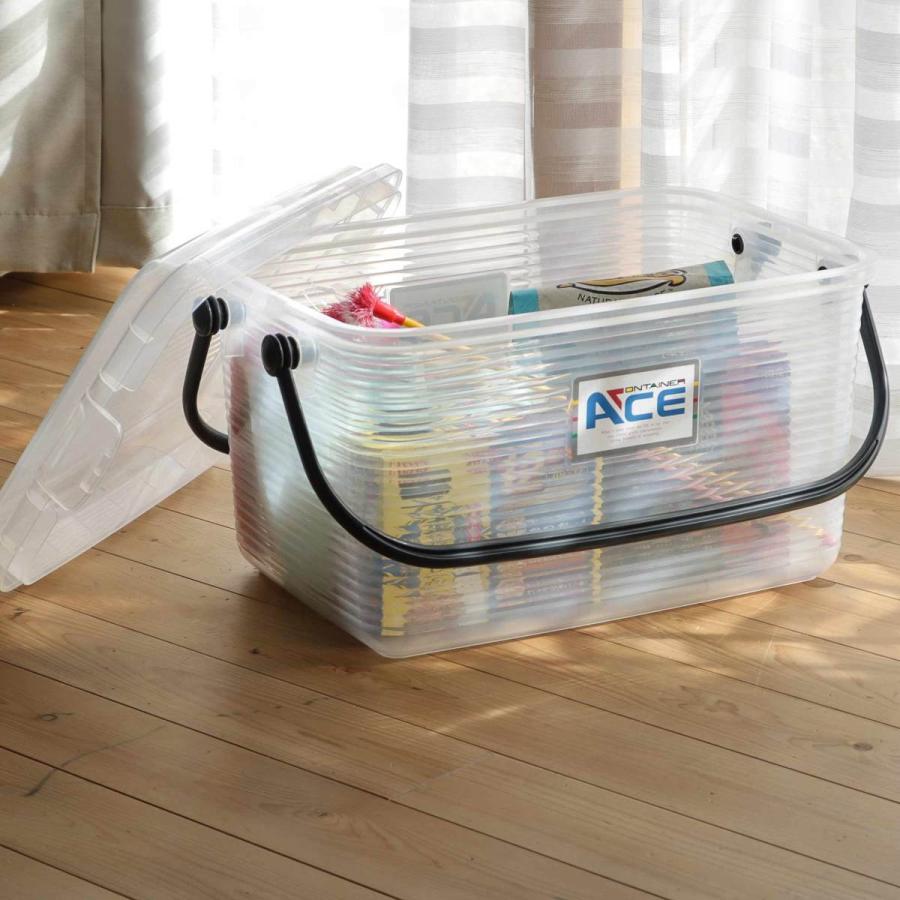 サンコープラスチック 収納ボックス コンテナーエース L （ 幅49×奥行 