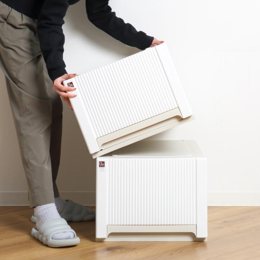 サンコープラスチック 収納ケース オーラ 5330 深型 幅39×奥行53×高さ