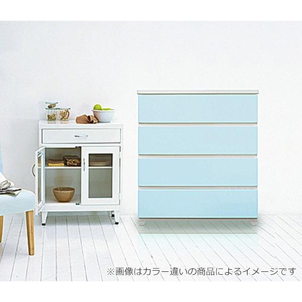 収納ケース ワイド 約 幅76×奥行41×高さ87cm 4段 カラースタイル