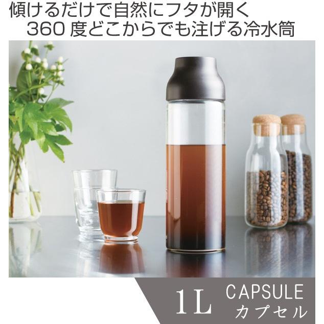 キントー Kinto 冷水筒 ピッチャー 耐熱 1l ガラス Capsule カプセル ウォーターカラフェ ステンレスリッド 水差し 食洗機対応 電子レンジ リビングート Paypayモール店 通販 Paypayモール