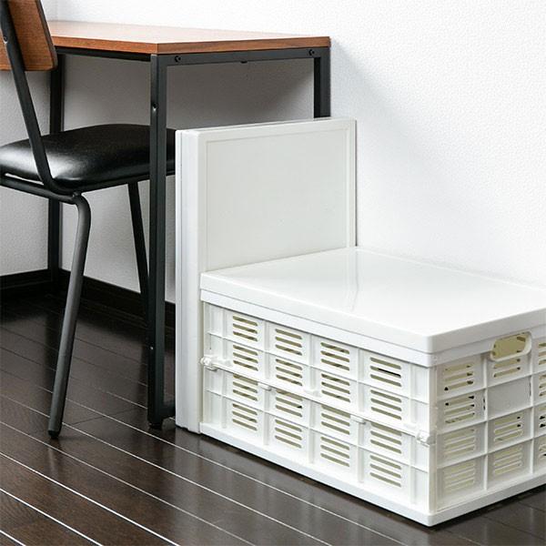 収納ボックス 幅50 奥行36 高さ27cm フタ付き 折りたたみコンテナ 積み重ね プラスチック製 4個セット 収納ケース 収納 コンテナ 折りたたみ set2 リビングート ヤフー店 通販 Yahoo ショッピング