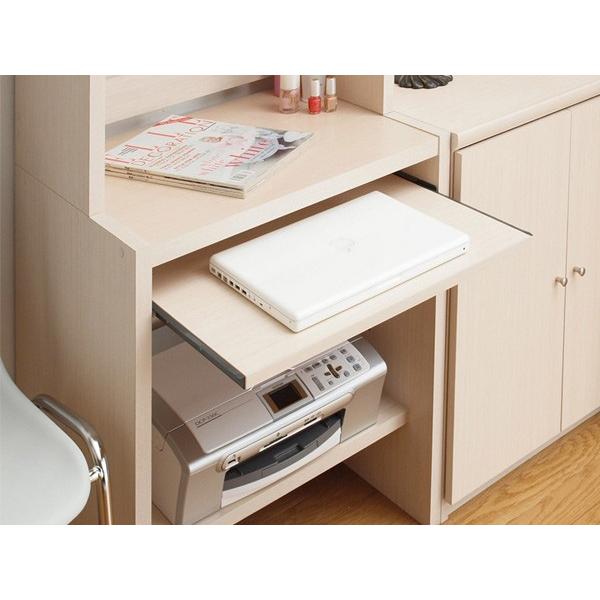 J1283  大洋 PCD-1875 PCデスク 棚付デスク 収納付デスク クリーニング済み 新品参考価格37,800円 PCデスクラック 机 本棚 幅75cm 高さ178cm プリンター収納 （ デスク