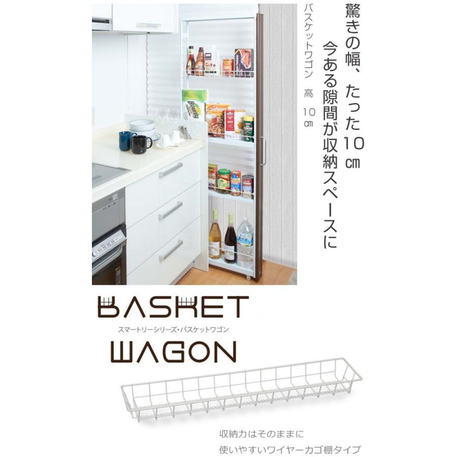 在庫限り 入荷なし キッチン隙間収納 キッチンストッカー キッチン収納 バスケットワゴン 高 幅10cm 2個セット スリム キッチン すき間収納 リビングート Paypayモール店 通販 Paypayモール