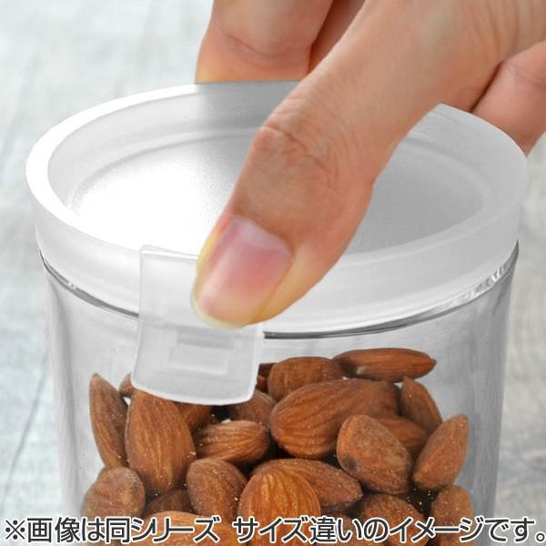 保存容器 アクリルキャニスター 円筒型 1300ml （ プラスチック製