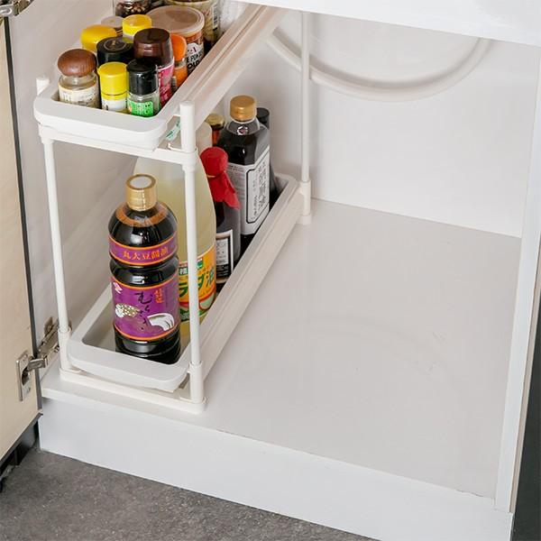 キッチン収納 シンク下 スライドラック 2段 スリム キッチンラック シンク下収納 コンロ下収納 台所収納 リビングート ヤフー店 通販 Yahoo ショッピング