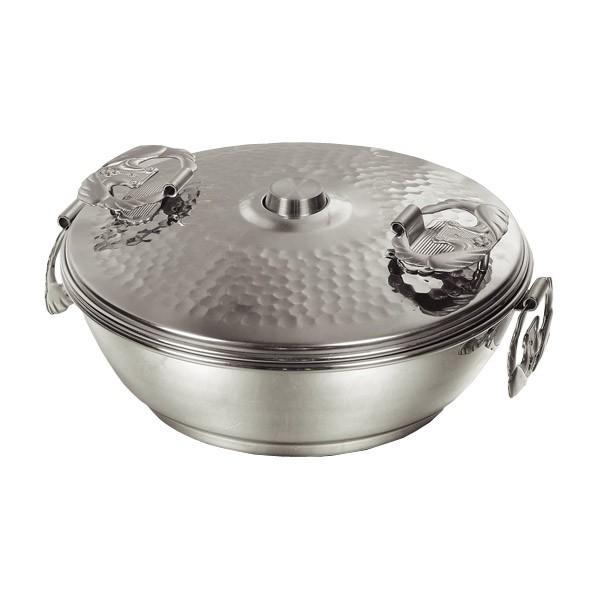 しゃぶしゃぶ鍋 17cm ガス火専用 プチクック 18-8ステンレス製