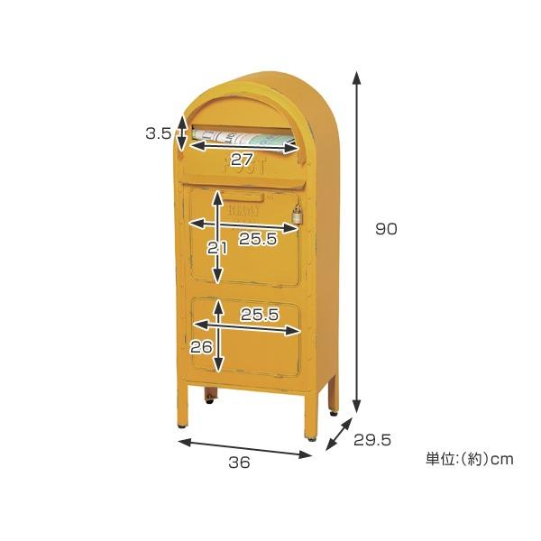 郵便ポスト　アメリカンポスト　アメリカンヴィンテージ （ ポスト 郵便受け メールボックス 新聞受け アメリカン　セトクラフト ）｜livingut｜04