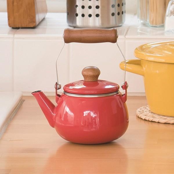 ティーポット ノルディカ 紅茶ポット 0.7L ホーロー製 茶漉し付き