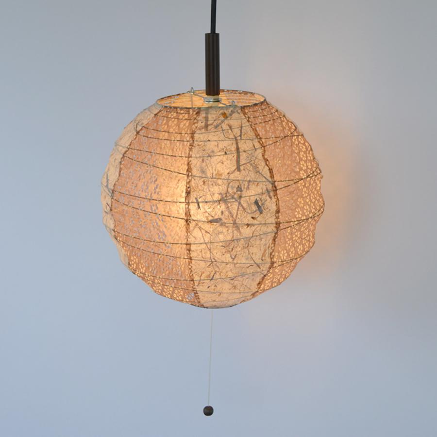 ペンダントライト 和紙 提灯 ツインバナナ 1灯 30cm （ 照明 天井 和風 