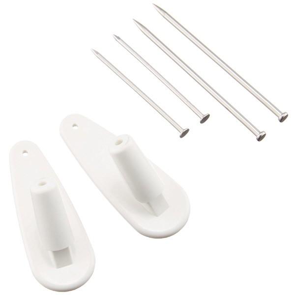 フック かっちり掛フック石膏ボード用 木壁 両用 2個入り ピンタイプ