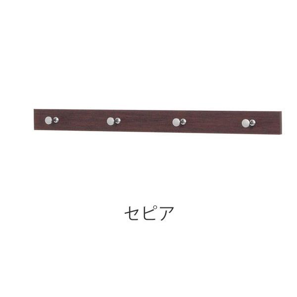 壁掛け フック ライン4連フック 約 幅60cm ハンガーフック 石膏ボード