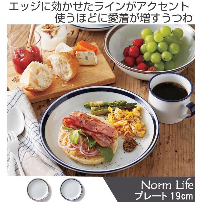   平皿 直径約19cm 5枚セット プレート 19cm 洋食器 ノームライフ 5枚セット （ 食器 磁器 器 お皿