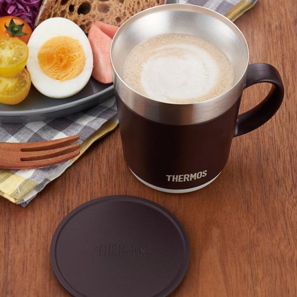 マグカップ サーモス thermos 保温マグカップ 240ml ステンレス製 フタ付き JDC-241 （ ステンレスマグ 保温 保冷 ステンレスマグカップ ）｜livingut｜08