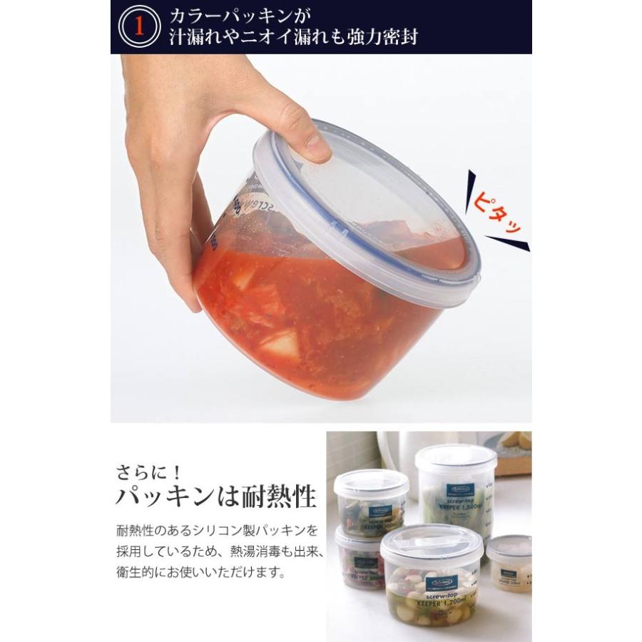 保存容器 ラストロ スクリュートップキーパー 750ml 浅型 （ 密閉