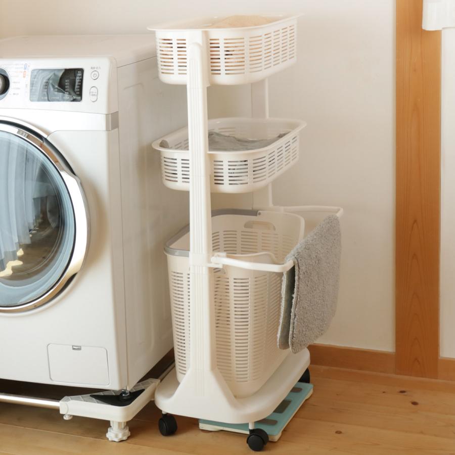 未使用 美品 サンプル品 ランドリーラック 幅39.5 奥行38.5 高さ130cm