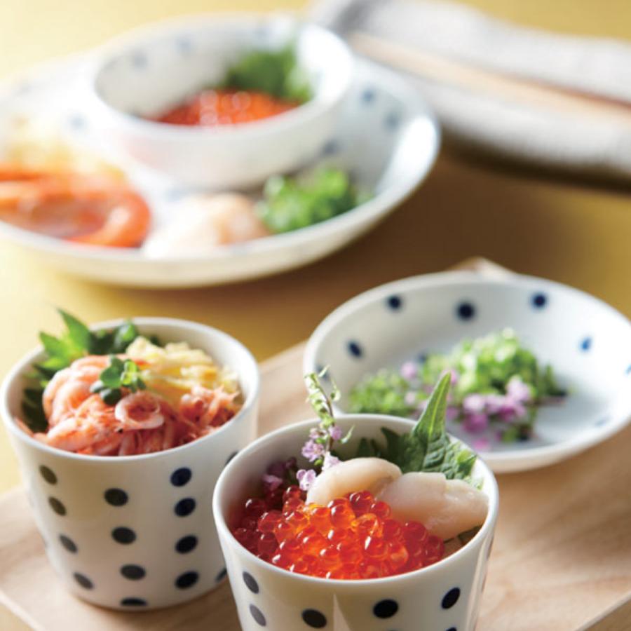 TAMAKI プレート 12.5cm インディゴ 磁器 同柄5枚セット （ 食洗機対応