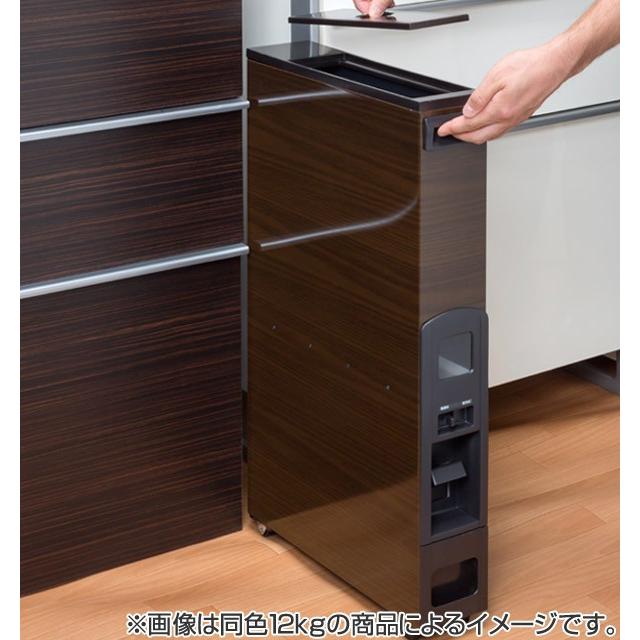 米びつ スリムライスボックス 6kg キャスター付き 無洗米対応 木目