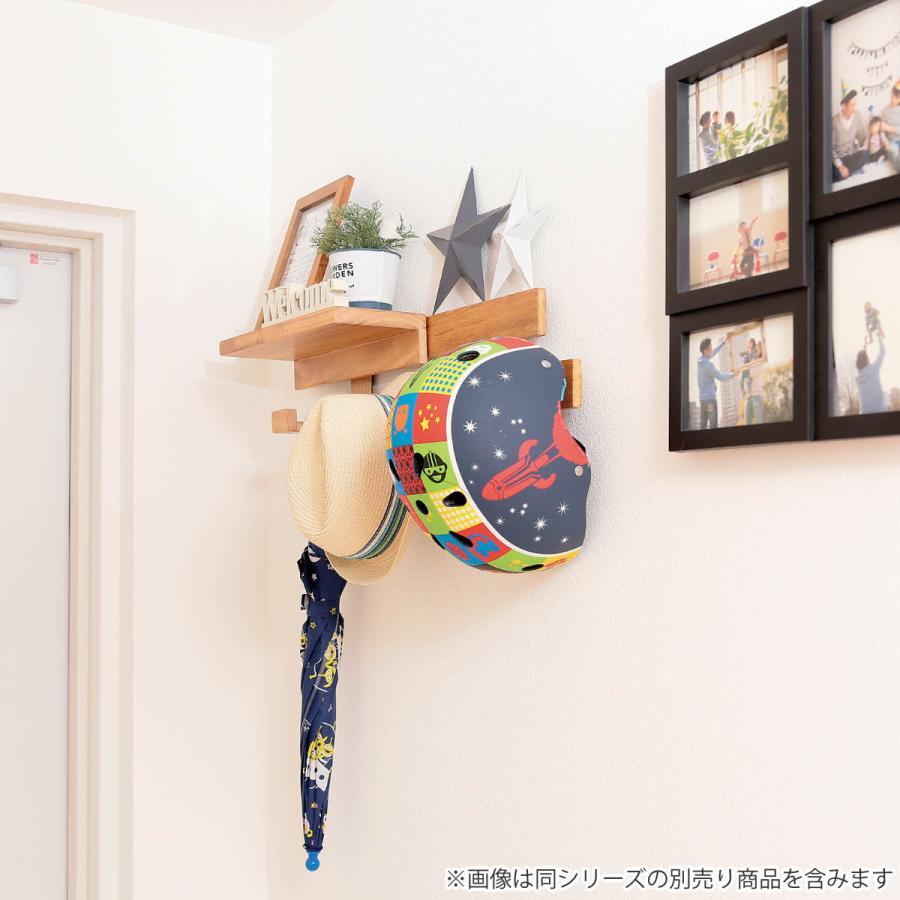 OSMAC 壁掛け すのこ 幅66×奥行3×高さ13cm 壁に付けられるすのこ 2段