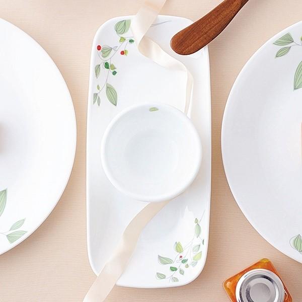 角皿 27cm コレール CORELLE スクエア 白 食器 皿 長皿 焼物皿 グリーンブリーズ 同柄5枚セット （ 食洗機対応 ホワイト 電子レンジ対応 お皿 白い ）｜livingut｜07