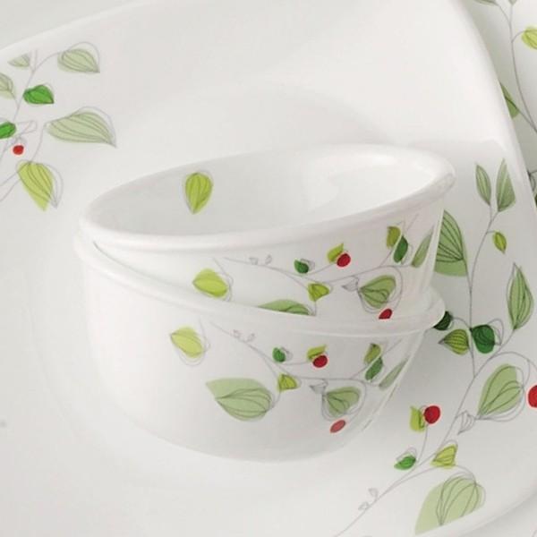 パール金属 ボウル 16cm コレール CORELLE 白 食器 皿 グリーン