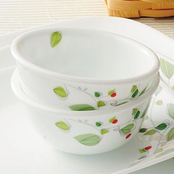 パール金属 ボウル 16cm コレール CORELLE 白 食器 皿 グリーン