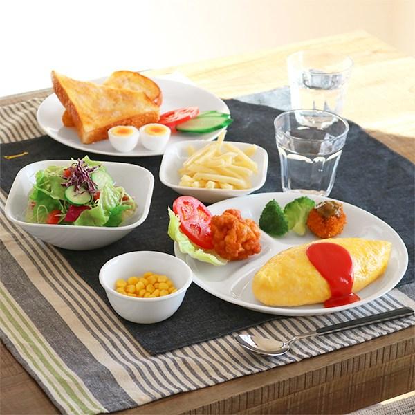 ランチプレート 26cm コレール CORELLE バイオレットミスト 5枚セット （ 食洗機対応 電子レンジ対応 オーブン対応 耐熱 仕切り皿  ランチ皿 白 お皿 花柄 ラウンド 丸 軽い 割れにくい 白い食器 仕切り ランチ 洋食器 おしゃれ ） | リビングート　楽天市場店
