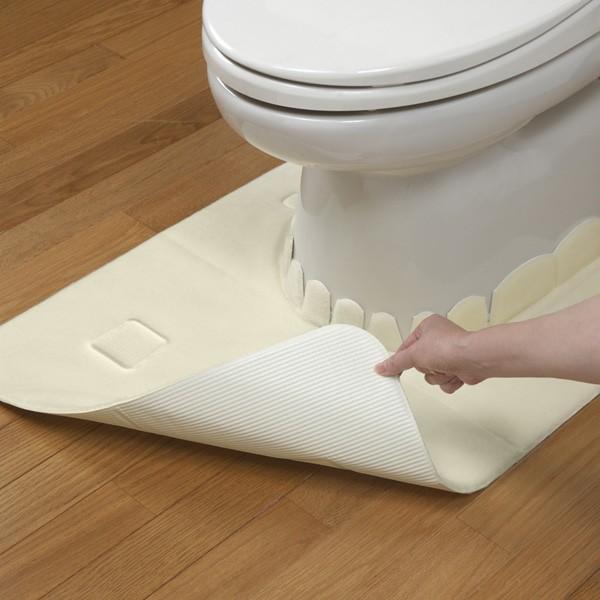 トイレマット ウールテック 洗える おくだけ （ マット 汚れにくい