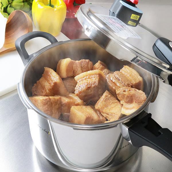 ワンダーシェフ 圧力鍋 4L IH対応 20cm 圧力切替 エリユム 片手 ワンダーシェフ 圧力鍋 4L IH対応 20cm 圧力切替 エリユム 片手