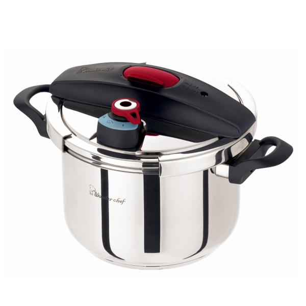 ワンダーシェフ 特価 圧力鍋 5.5L IH対応 21.5cm 圧力切替 ワンダーシェフ 特価 圧力鍋 5.5L IH対応 21.5cm 圧力切替