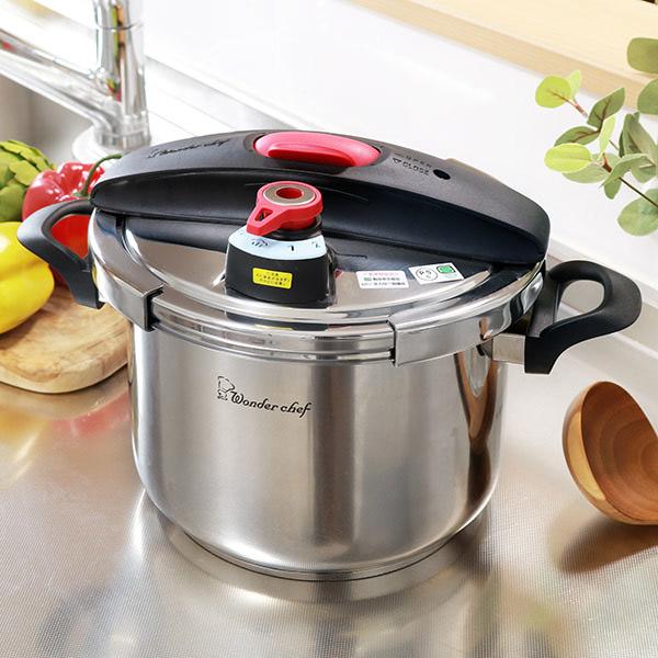 特価 圧力鍋 5.5L IH対応 21.5cm 圧力切替 エリユム 両手圧力鍋 ワンダーシェフ wonderchef （ ガス火対応 両手鍋 圧力なべ  ） : 264800 : リビングート ヤフー店 - 通販 - Yahoo!ショッピング