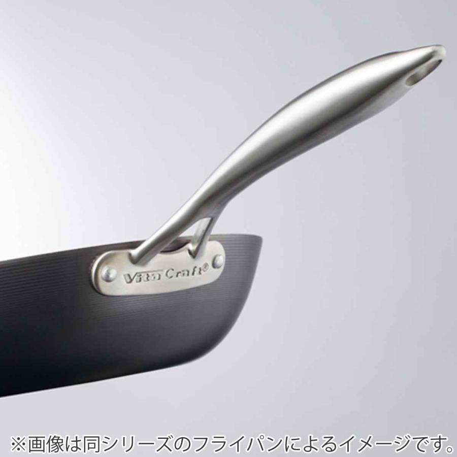 Vita Craft 深型フライパン 24cm IH対応 鉄製 スーパー鉄 No．2005 ウォックパン （ ビタクラフト ガス火対応 鉄フライパン 金属ヘラOK 日本製 ）｜livingut｜08