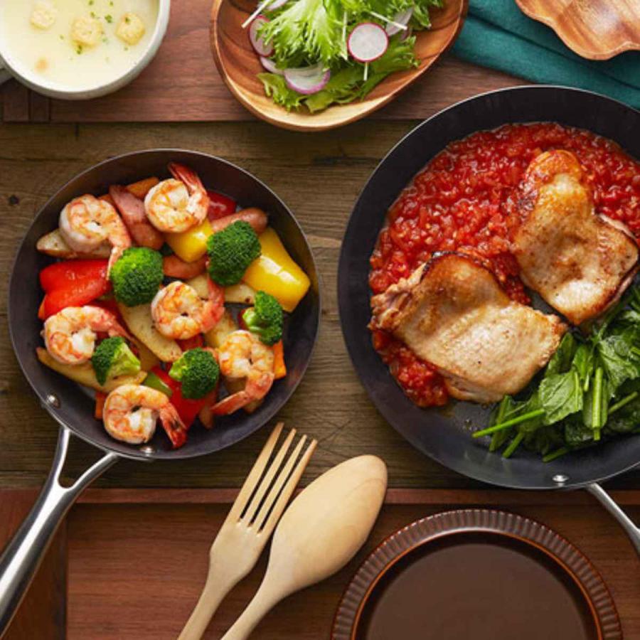 Vita Craft 深型フライパン 28cm IH対応 鉄製 スーパー鉄 No