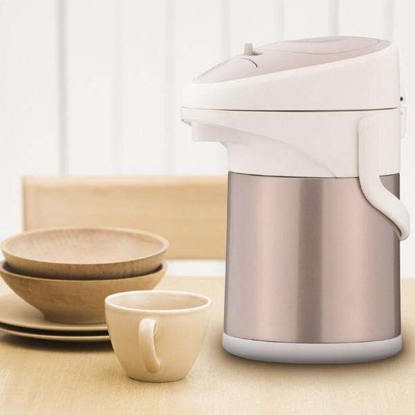 パール金属 エアーポット ポット ケトル 魔法瓶 保温 保冷 2.5L メタル