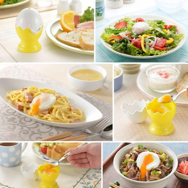 半熟たまご調理器 電子レンジ対応 レジたまちゃん （ 電子レンジ調理器
