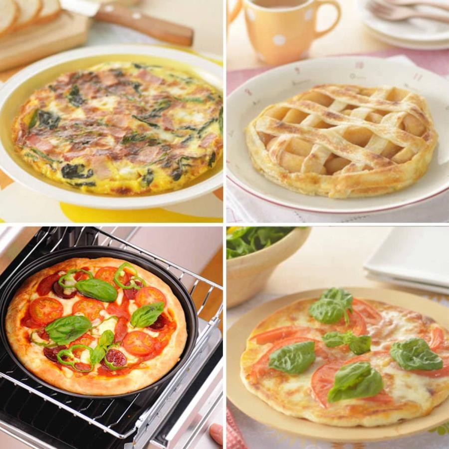 下村企販 オーブントレー 丸型 鉄製 ピザ焼きトレー オーブンOK 下村企販 オーブントレー 丸型 鉄製 ピザ焼きトレー オーブンOK