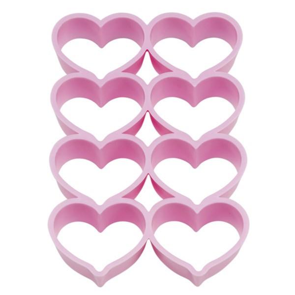 クッキー型 抜き型 一度にたくさん作れる ハート型 8個取 （ クッキー