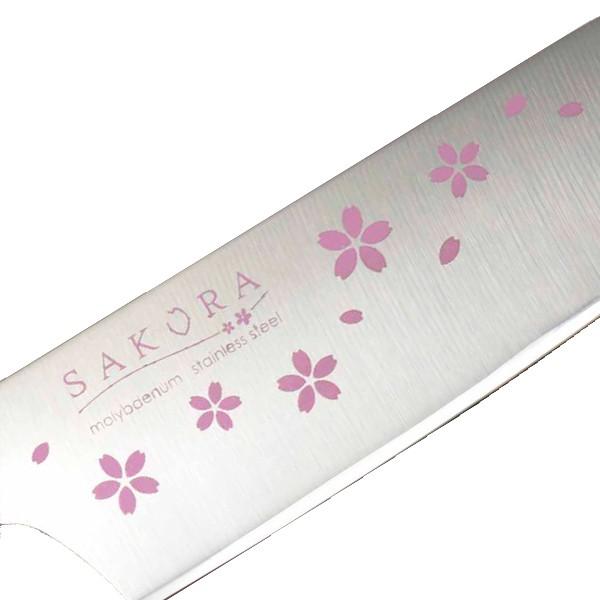 三徳包丁 SAKURACLUB 桜 14.5cm 食洗機対応 （ 包丁 三徳庖丁 万能包丁