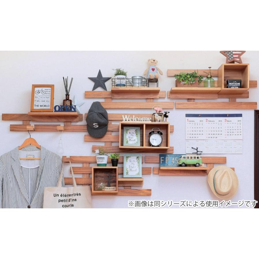 OSMAC 箱 1マス すのこに掛けられる家具 オプション パーツ 飾り棚