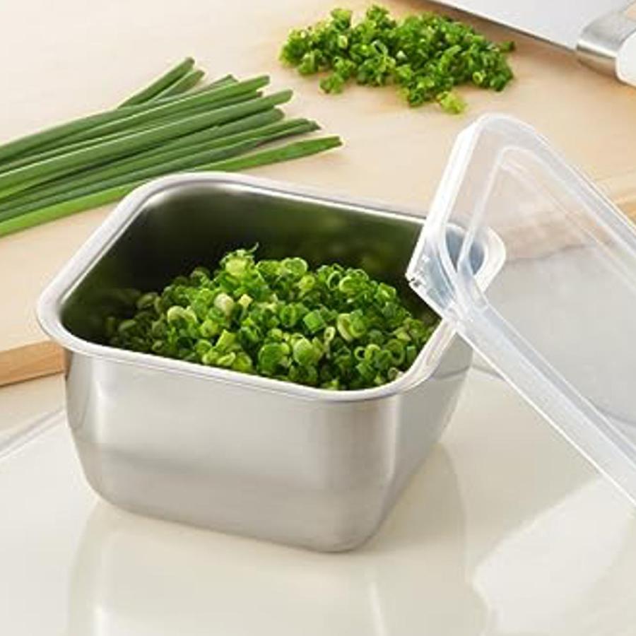 新品不使用Tupperware ステンレス保存容器セット ヨシカワ 保存容器 520ml おかずストッカー ミニ （ 日本製 ステンレス