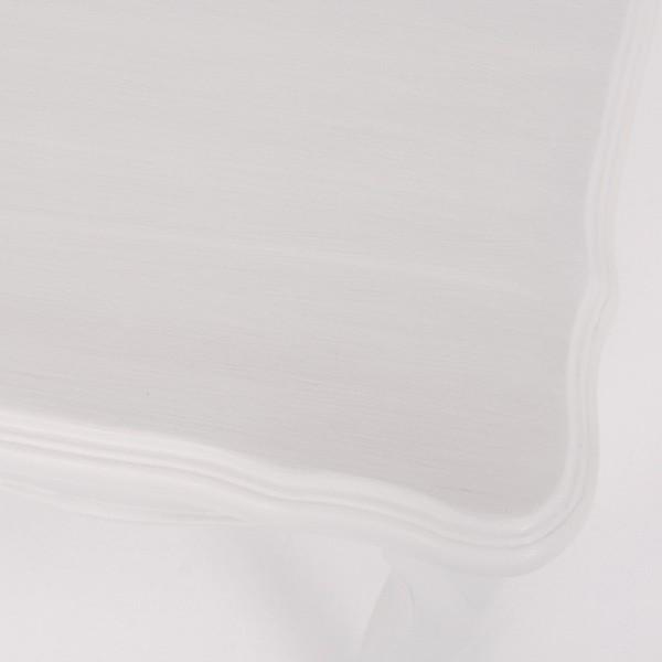 ローテーブル 座卓 姫系 ロマンチック HAMPTON 幅100cm （ 白家具 猫脚