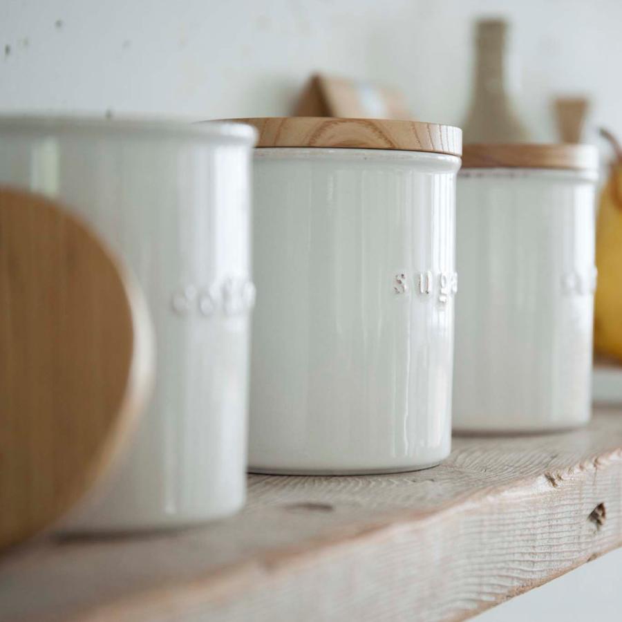 tosca（山崎実業） 山崎実業 tosca 陶器キャニスター トスカ ホワイト