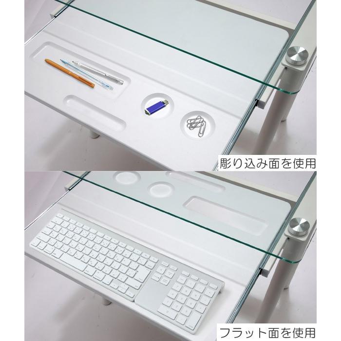 □在庫限り・入荷なし□ デスク 机 ガラス天板 トリスタ （ パソコン